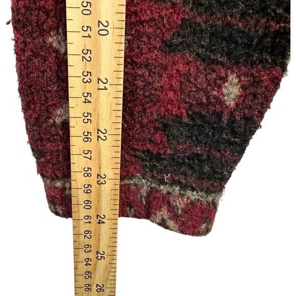 Bear Ridge Outfitters Wool Blend Fleece Full Zip Jacket Womens M Aztec Western - Picture 5 of 9